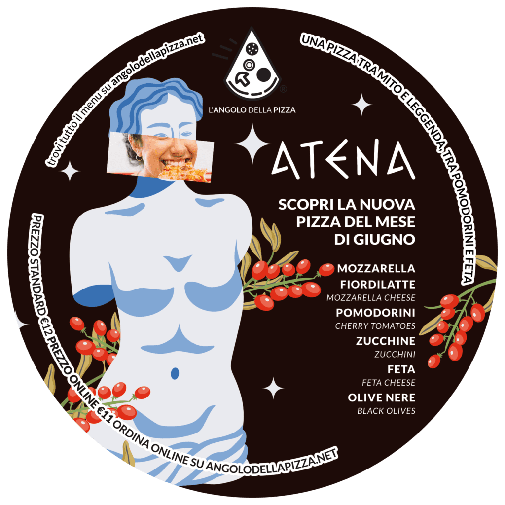 Pizza di giugno ATENA, Pizzeria a Cecina L'Angolo della Pizza