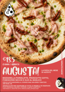 Augusta: Pizza del Mese di Agosto | L’Angolo della Pizza